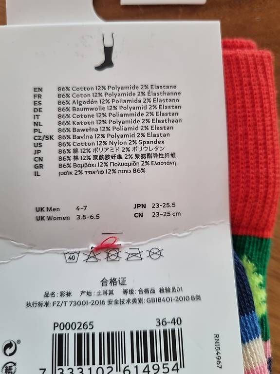 Calze: Happy Socks 36-40 NEU! – Usato da jona venduto da nixli123 2