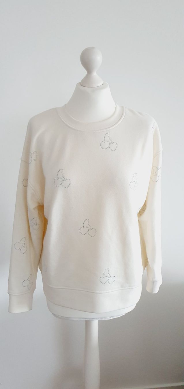 Maglioni & Felpe: Pullover mit Kirschen Grösse 34 cremeweiss – Usato da Stansstad venduto da InStyle8