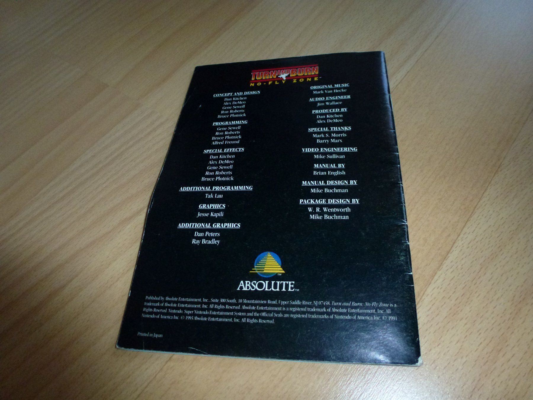 Giochi: Anleitung zu Turn and Burn NTSC SNES – Usato da Olten venduto da Disc-Ausverkauf 1