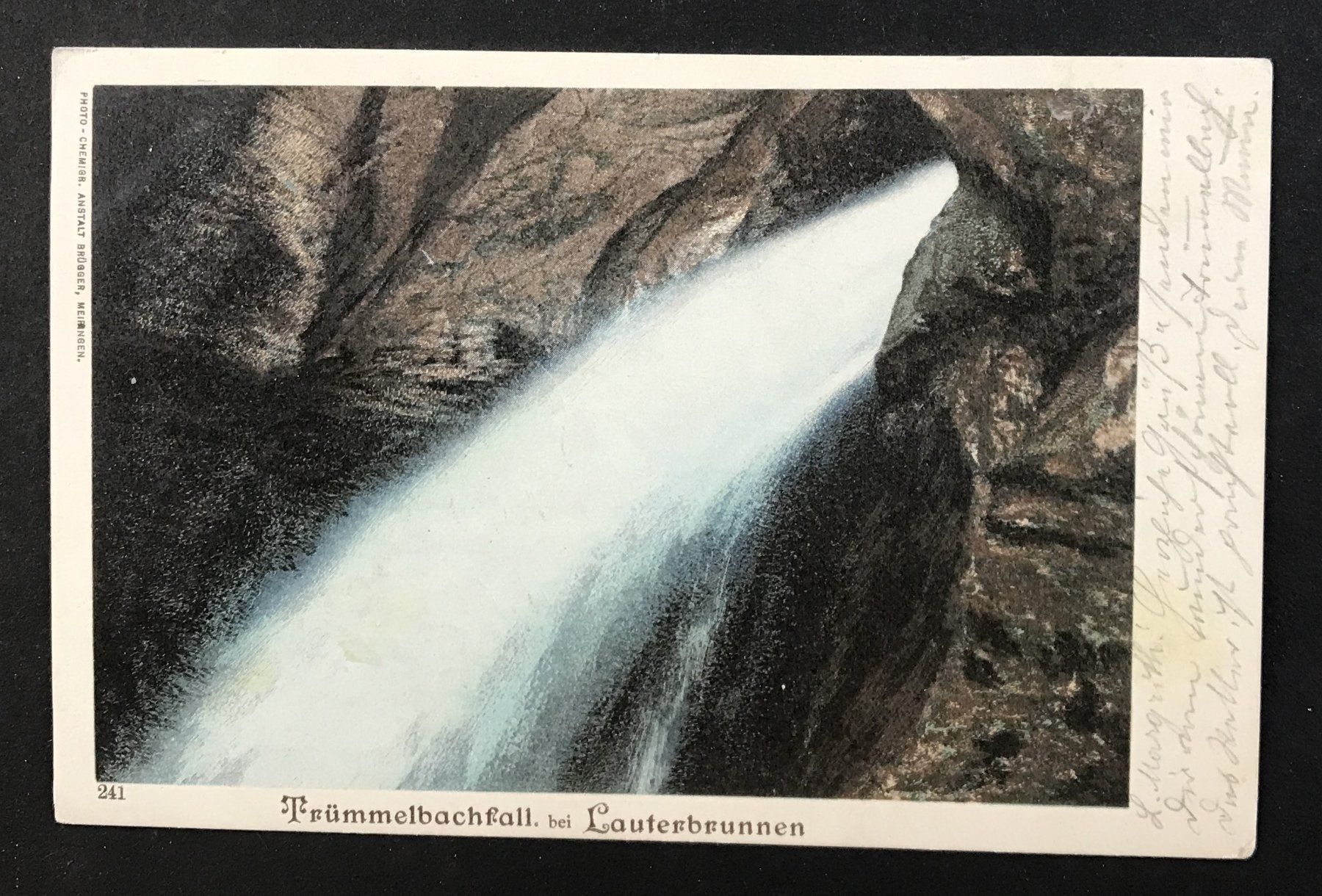 Cartoline postali: ANSICHTSKARTE TRÜMMELBACHFALL – Usato da Ostermundigen venduto da wini63