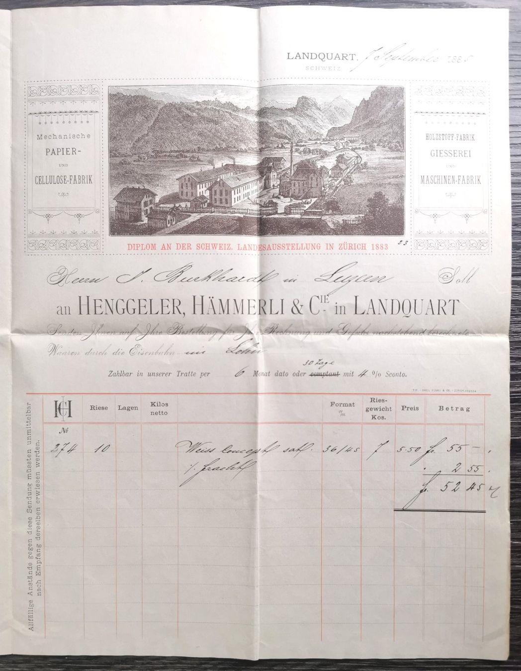 Tutti i francobolli: TR14 Superbe enveloppe avec les documents originaux 1885 – Usato da Cousset venduto da Patrick_Collections 2