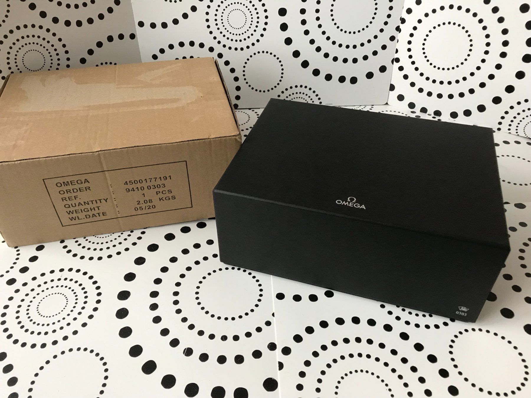 Omega Scatole porta orologi: OMEGA ORIGINAL SPEEDMASTER WATCH CASE BOX ECRIN SCHACHTEL ! – Usato da Epalinges venduto da watchforyou 5