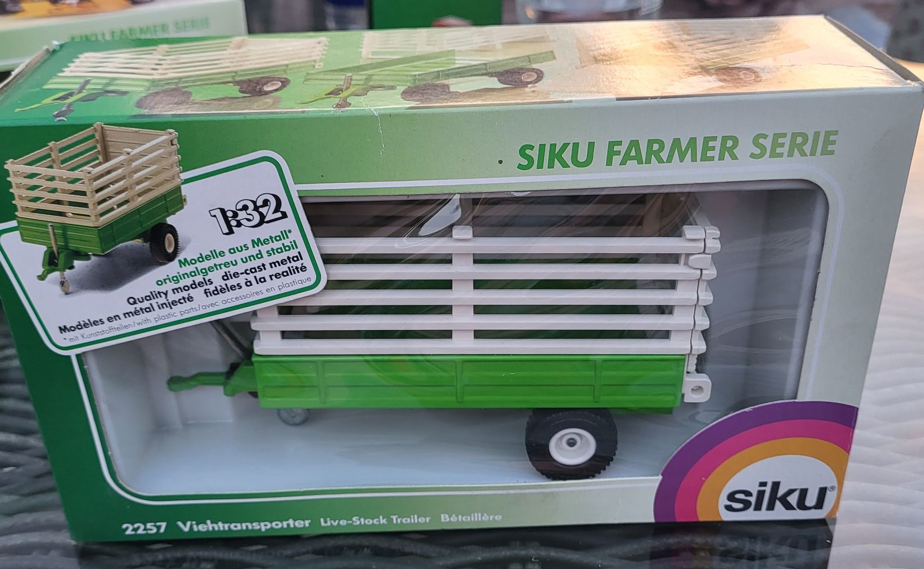 Siku Kit di modellismo & Modellini statici: Siku 2257 Metall Anhänger OV – Nuovo e nell'imballaggio originale da Kägiswil venduto da Megafi56