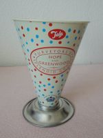 Messbecher Jala Weissblech England Repro