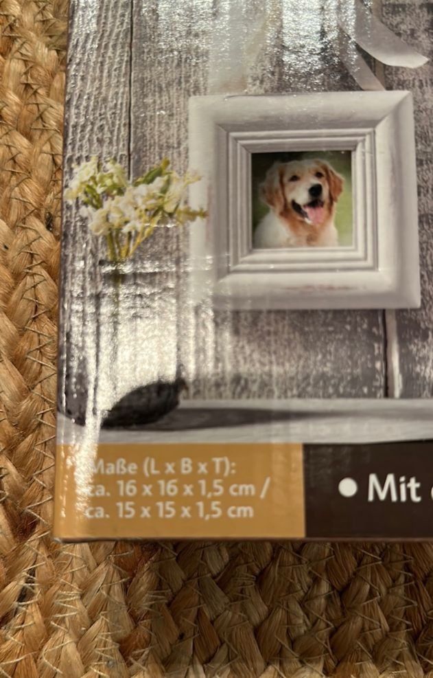Cornici: 2 er süsse Shabby Chic Bilderrahmen mit Aufhängeschleife – Nuovo e nell'imballaggio originale da Fällanden venduto da LetiRobi 3