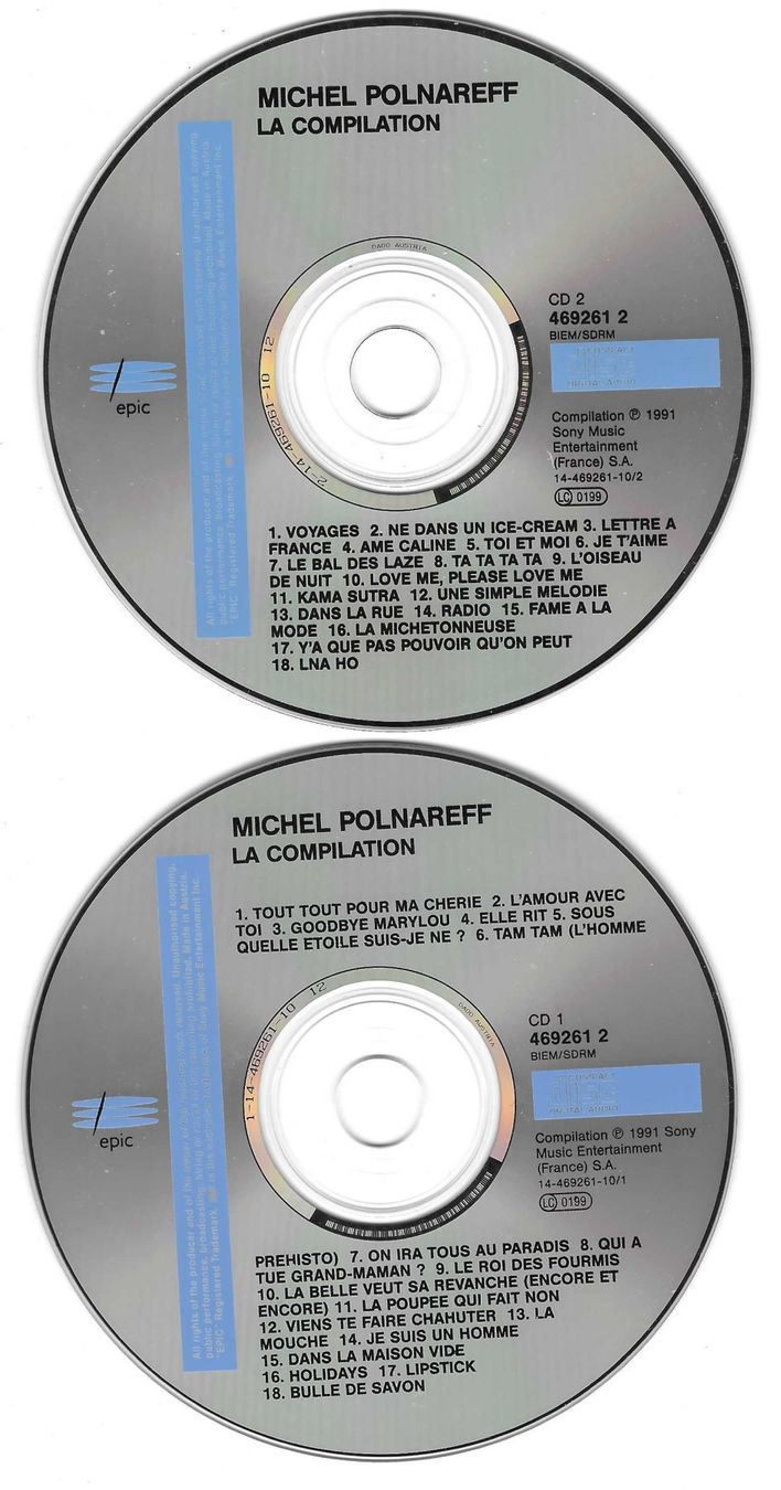 CDs: MICHEL POLNAREFF  -  LA COMPILATION – Gebraucht aus Bex von Giorgiob 2