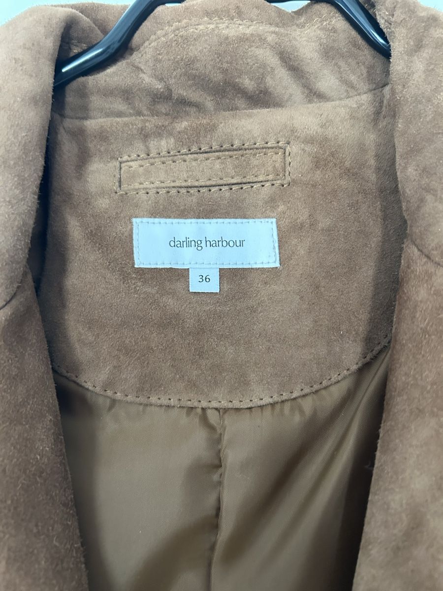 Mäntel: Breuninger Wildledermantel Gr. 36 Braun – Neu (gemäss Beschreibung) aus Trin von kreadiva 2