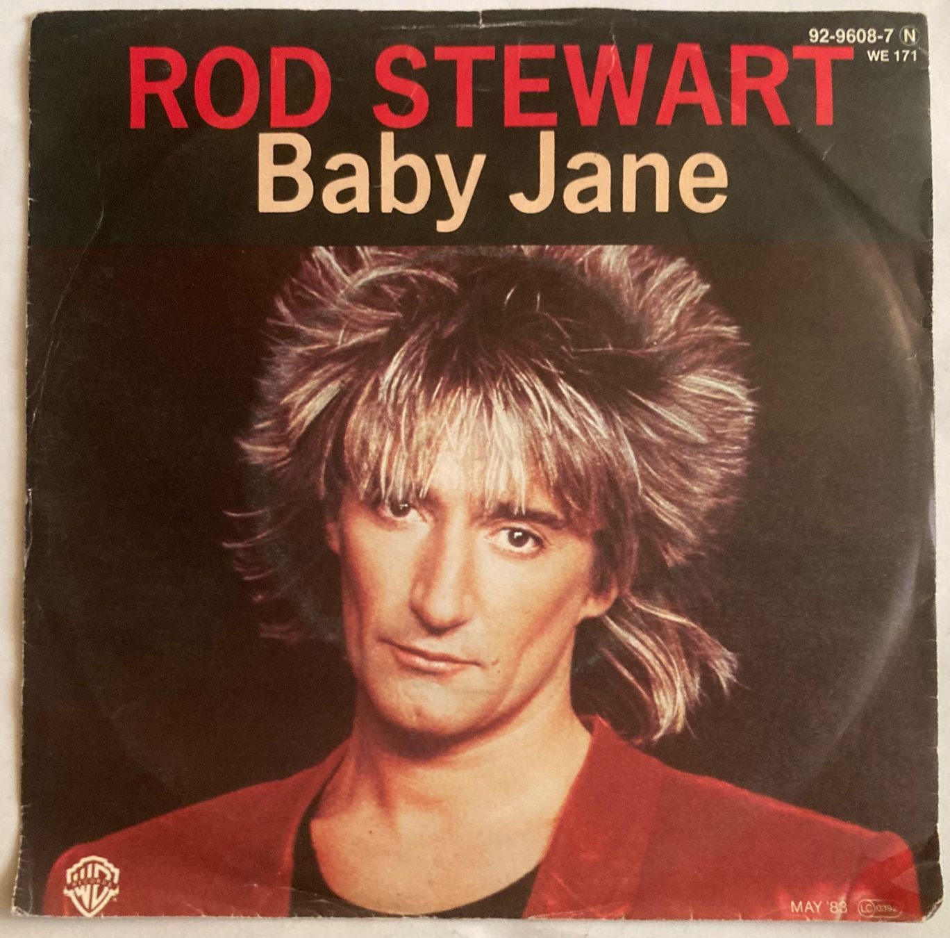 Vinyles: ROD STEWART - BABY JANE – D'occasion à Poliez-Pittet par Newtown-Records
