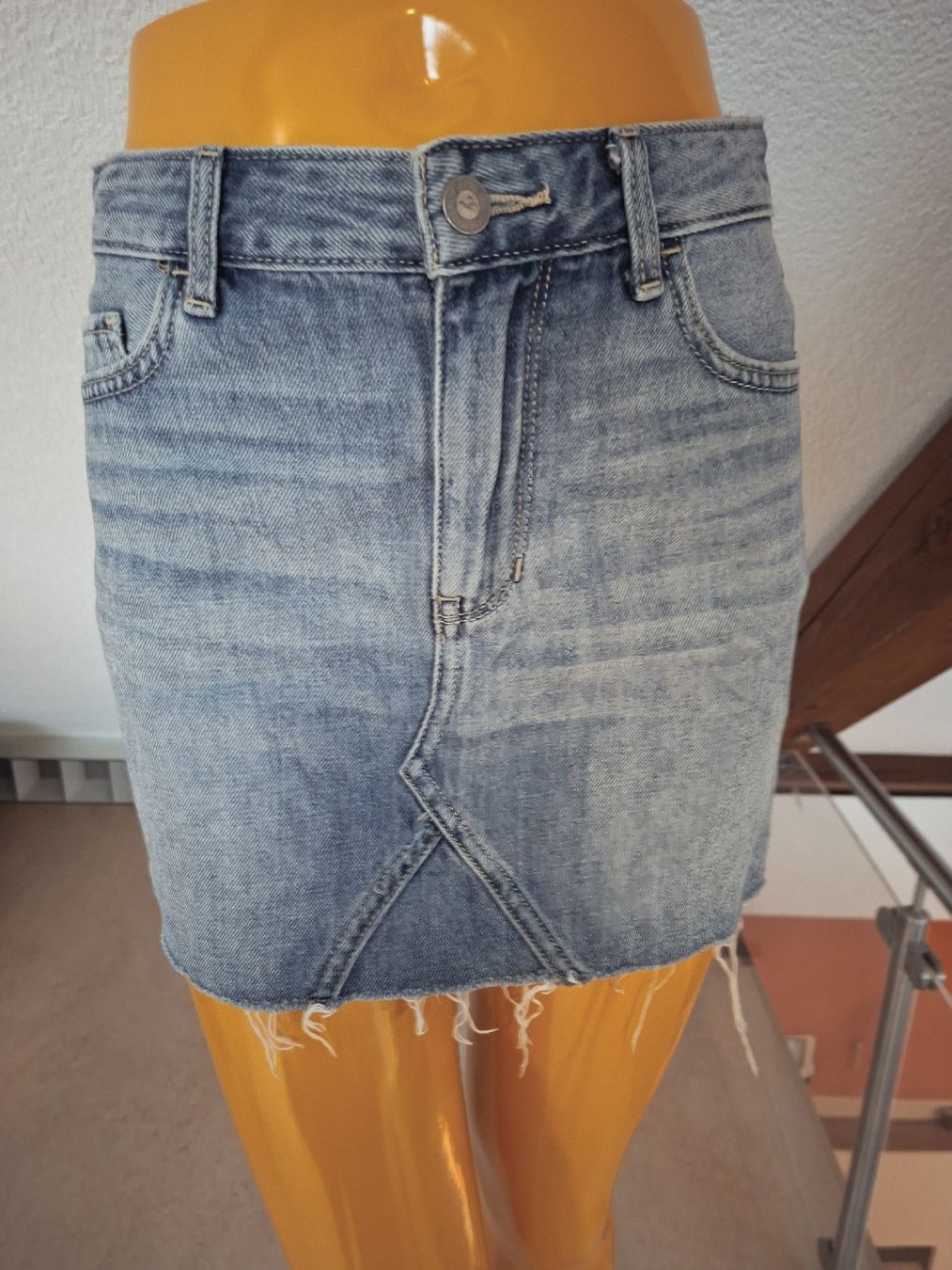 Hollister Röcke: Hollister Jeansrock, Gr. w25, hellblau – Gebraucht aus Klingnau von vollmond36