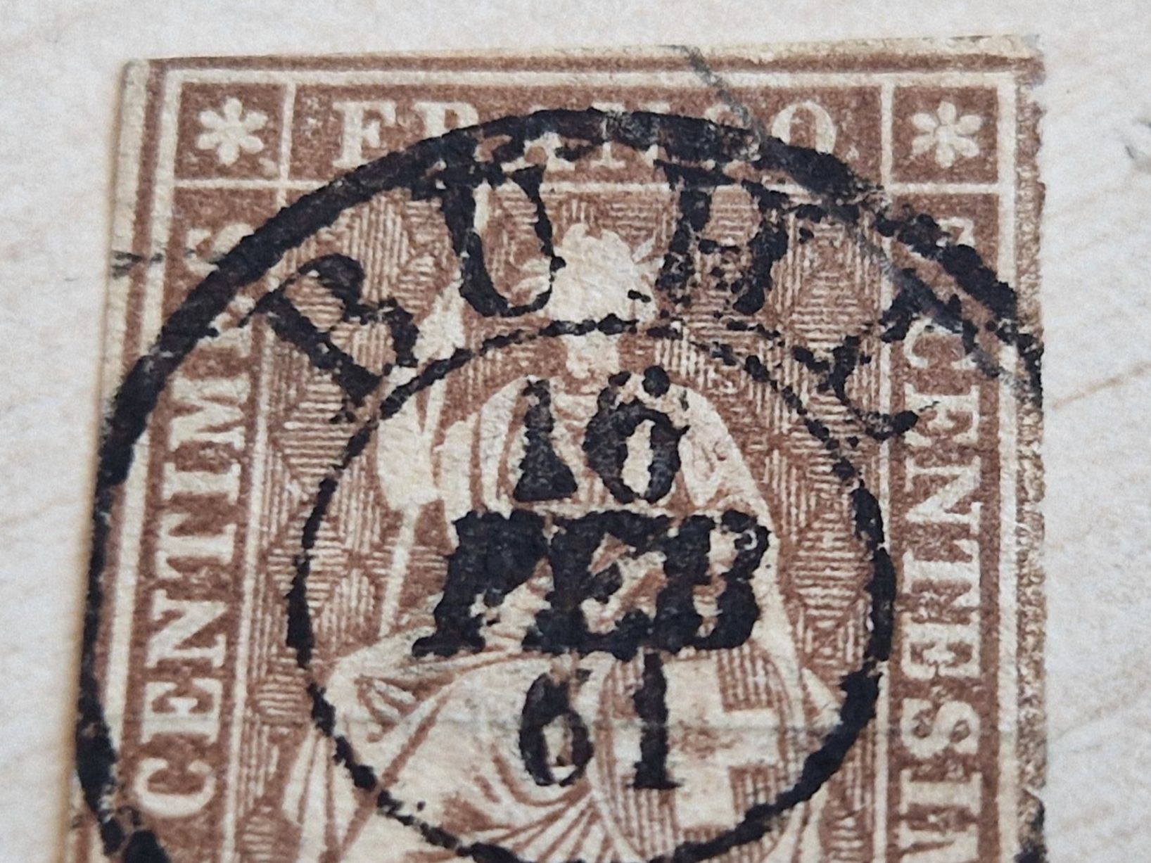 Tutti i francobolli: Strubel 22G, signiert, ab 1.- – Usato da Burgdorf venduto da Glossy01 1