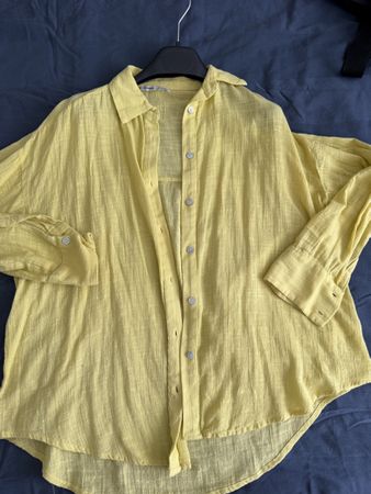 Hemd Pull&Bear gelb Grösse S guter Zustand