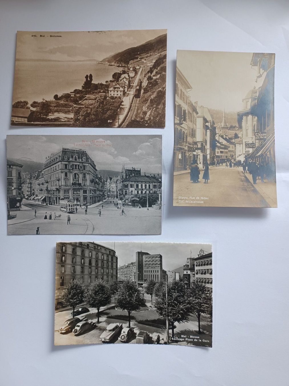 Cartoline postali: Alte Ansichtskarten Sammlung, 20 Stück Biel/Bienne – Usato da Ipsach venduto da rud_9wkq