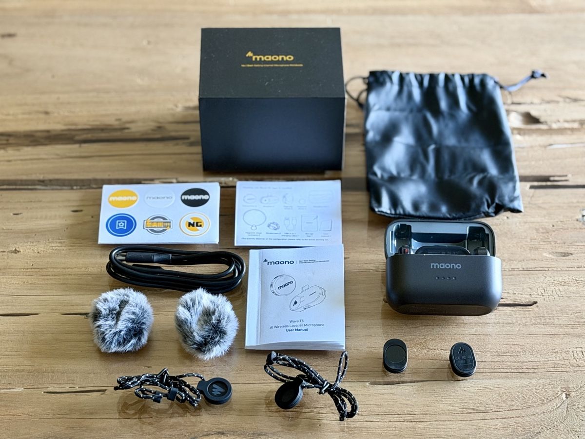 Mikrofone: Maono Wave T5 Wireless Mikrofon Set neuwertig – Neu und originalverpackt aus Oberhof von seventy-three