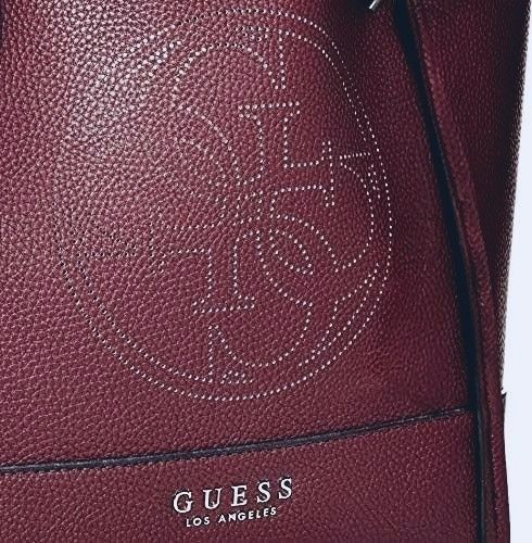Guess Borse da donna: Guess Ledertasche mit separater Innentasche, bordeaux – Usato da Hitzkirch venduto da Lachrima63 2