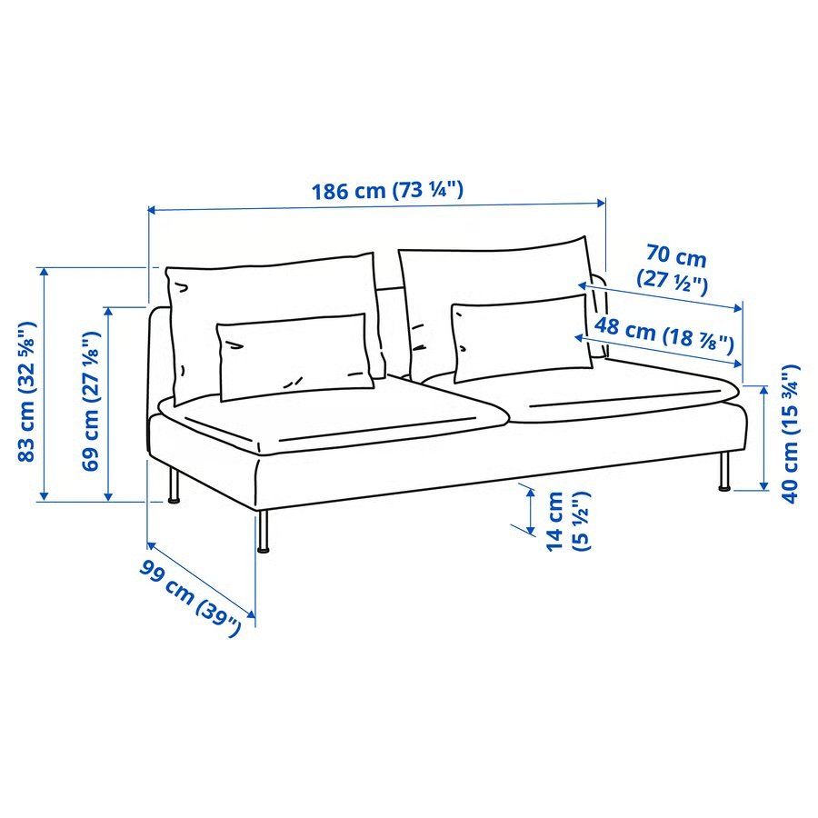 Ikea Divani: * NEUES *  IKEA SÖDERHAMN 3er-Sofa – Nuovo e nell'imballaggio originale da Luzern venduto da monyet 4