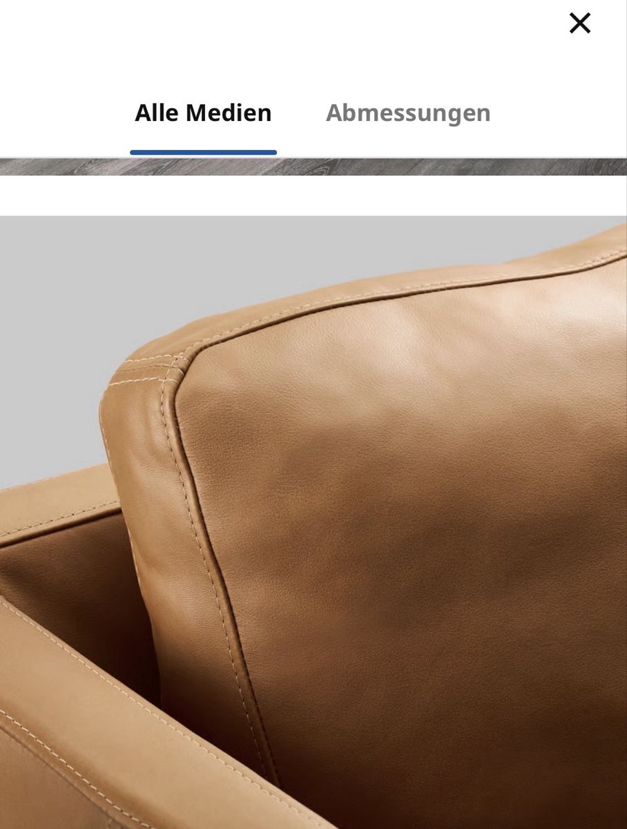 Ikea Divani: Ikea Stockholm Leder Sofa – Nuovo (secondo la descrizione) da Zürich venduto da kat_7fdr 3