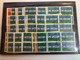 1982 Nr. 672-675 im 4er Block mit ET 15 x den ganzen Satz