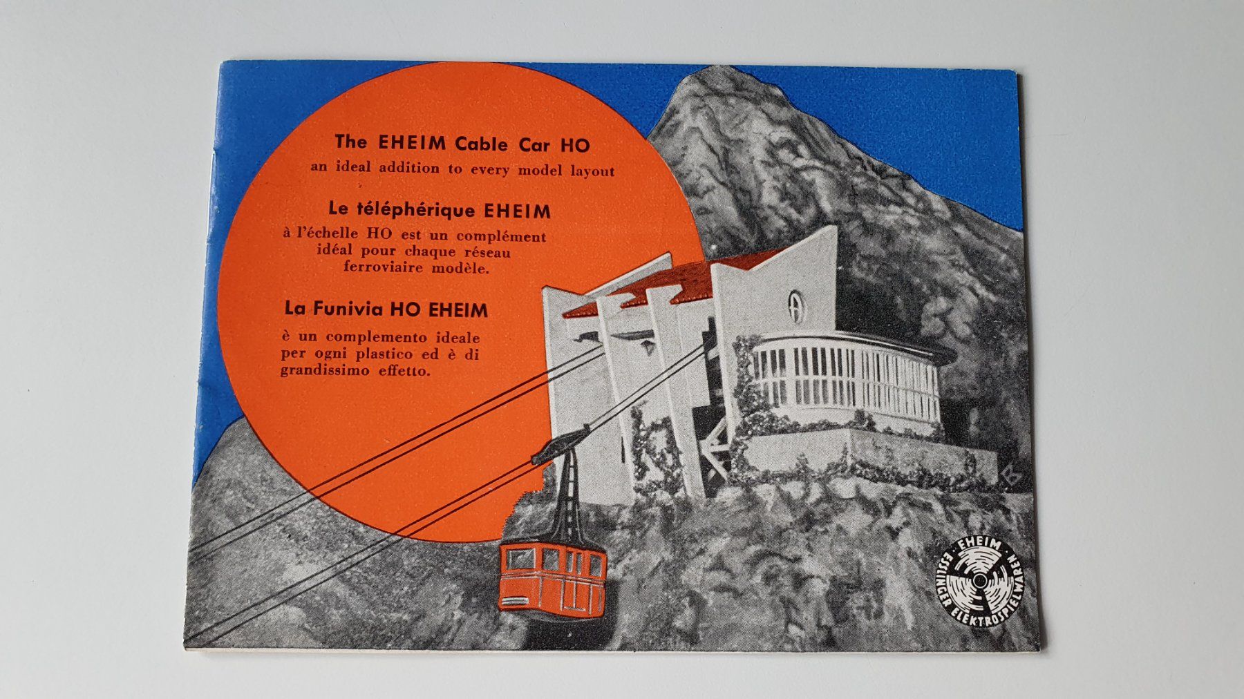 Eheim Kit di modellismo & Modellini statici: Le téléphérique EHEIM - catalogue vintage rare – Usato da Echandens venduto da annegug