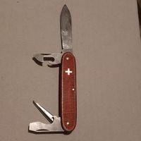 Altes Schweizer Taschenmesser rot, Alox, Victorinox 