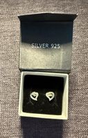 Ohrstecker Herzform Silber 925