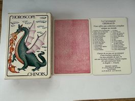 Horoscope Chinois 1988(Grimaud)-Rare complet 47 Cartes