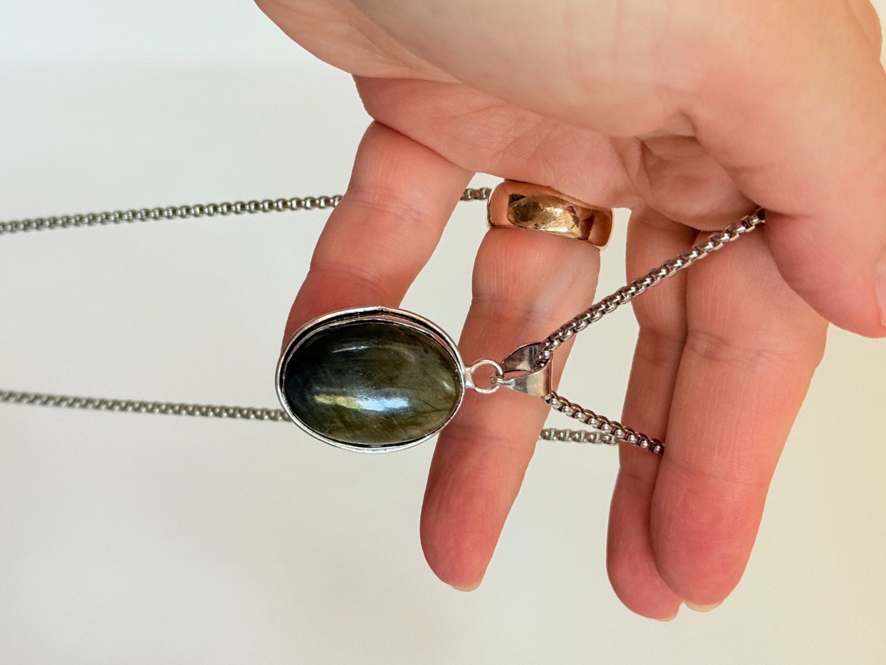 Catenine: Collier labradorite, élégant et tendance ✨ – Nuovo (secondo la descrizione) da Genève venduto da AWWA 7