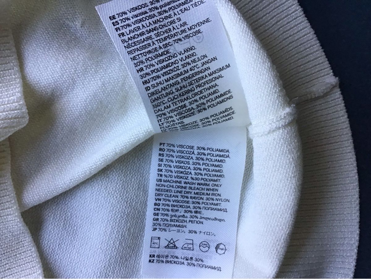 H&M Maglioni & Felpe: H&M feiner Sommerpullover  Offwhite, Grösse S, Top Zustand! – Nuovo (secondo la descrizione) da Küsnacht ZH venduto da sehnsucht01 2