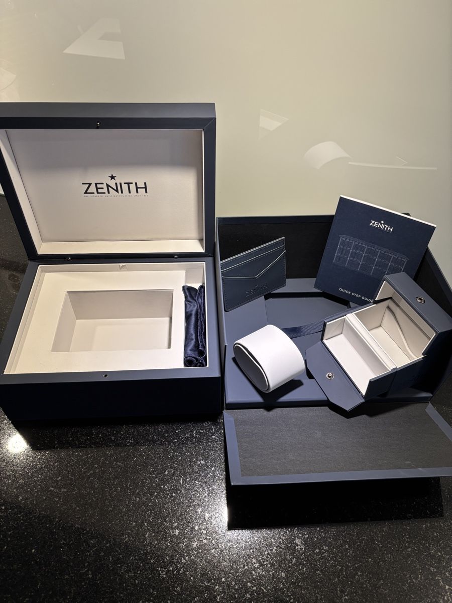Zenith Uhren: Zenith Uhren Box – Neu (gemäss Beschreibung) aus Bern von Groom911