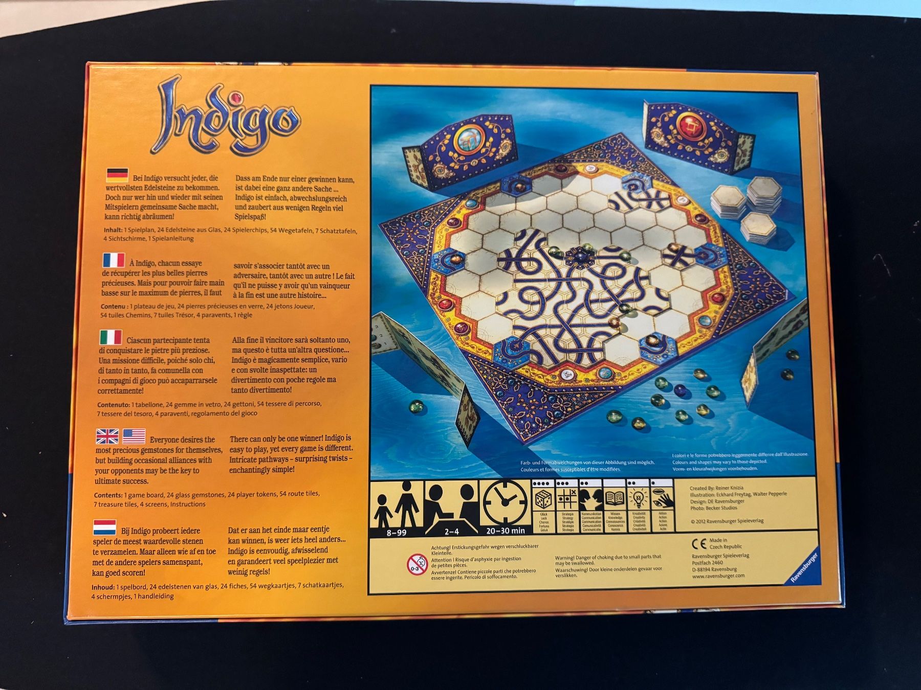 Ravensburger Giochi: Indigo - Brettspiel – Usato da Mellingen venduto da Matabooth 1