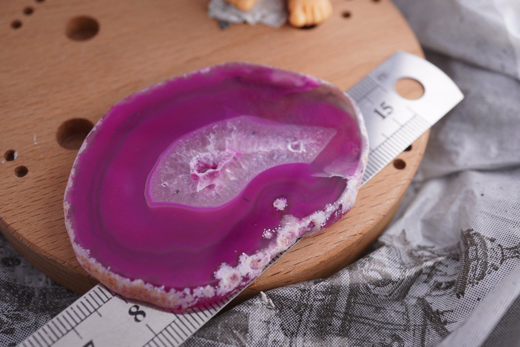 Minerali & Pietre curative: Achat pink    Scheibe     wow     Ab 1.-(1) – Nuovo e nell'imballaggio originale da Eschenbach SG venduto da topstone 8
