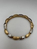 Vintage Armreif, bicolor, Gold- Silberfarben, neuwertig