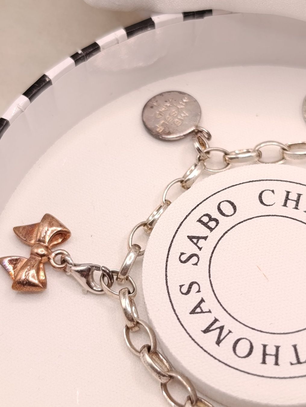 Thomas Sabo Bracciali & Braccialetti: THOMAS SABO 925er Silber Armband mit Silber Elemente Top – Usato da Steffisburg venduto da 1.Schmuckschatulle 6