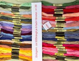 Stickgarn Garn  50x  Kreuzstich Knüpfen Armbändeli Basteln