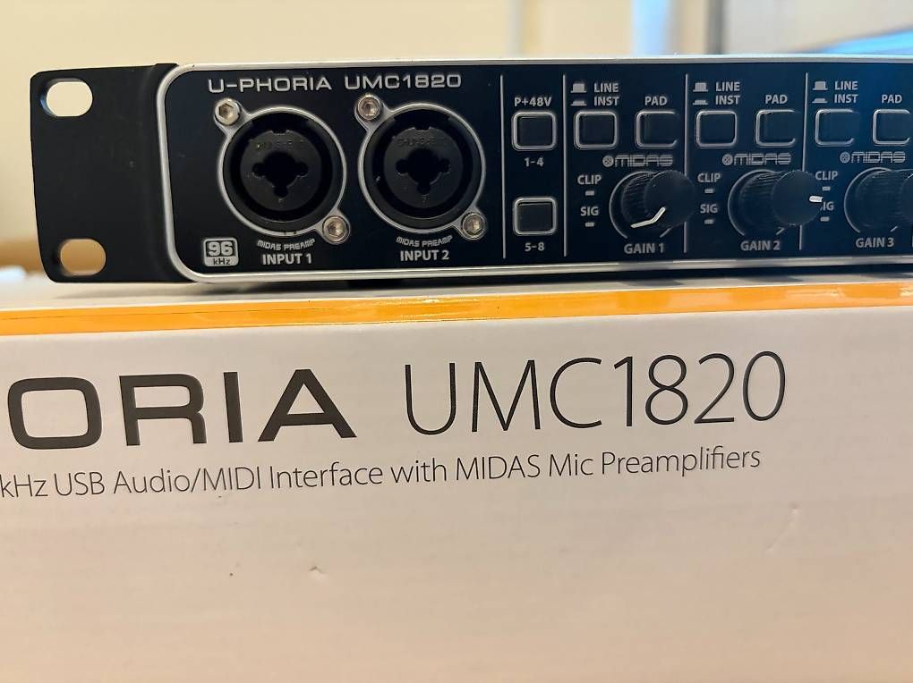 Studioequipment: Behringer U-Phoria UMC1820 USB/MIDI-Interface – Gebraucht aus Bern von animaratio
