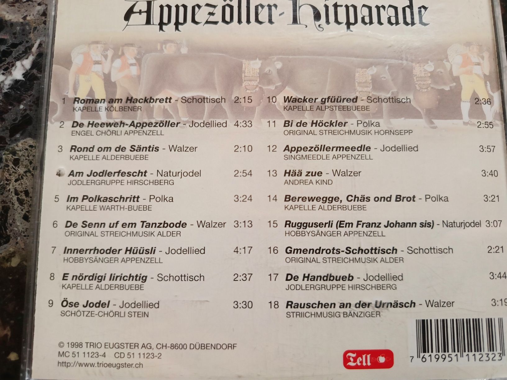 CDs: Appezöller Hitparade – Gebraucht aus Speicherschwendi von clepsydra66 1