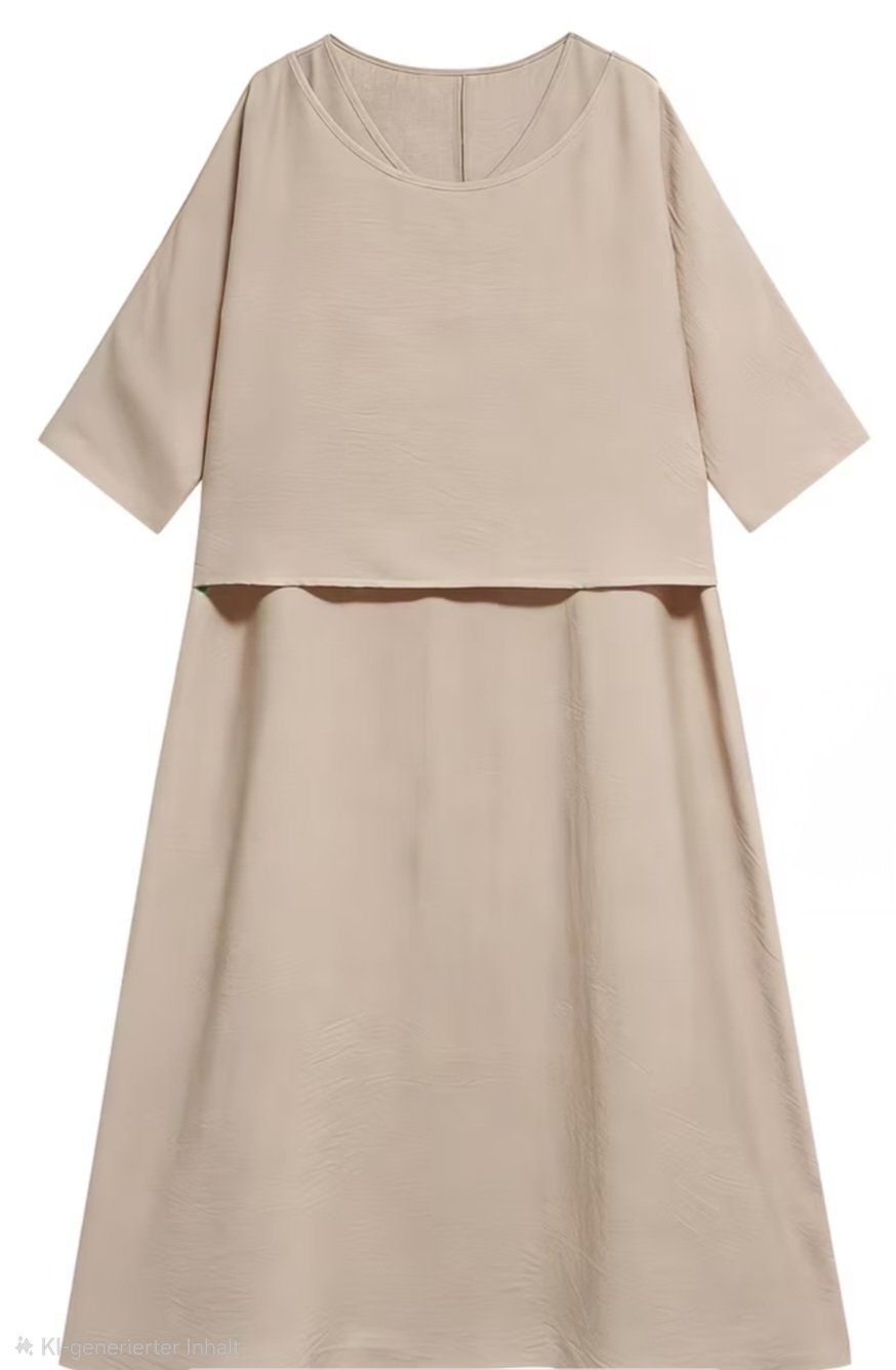 Kleider: Damen Kleid mit Oberteil Biege Farbig – Neu (gemäss Beschreibung) aus Niederbipp von Trude04 2