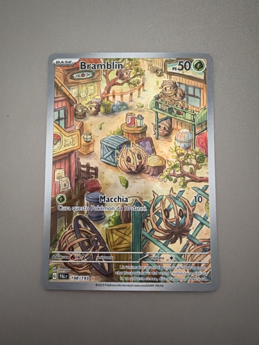 Pokémon Sammelbilder & Trading cards: Bramblin 198/193 NM – Gebraucht aus Cadro von rarecandycustoms