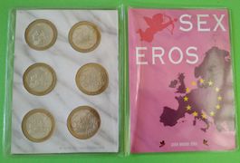 Erotische Sammler Münzensatz - 6 Stück Set
