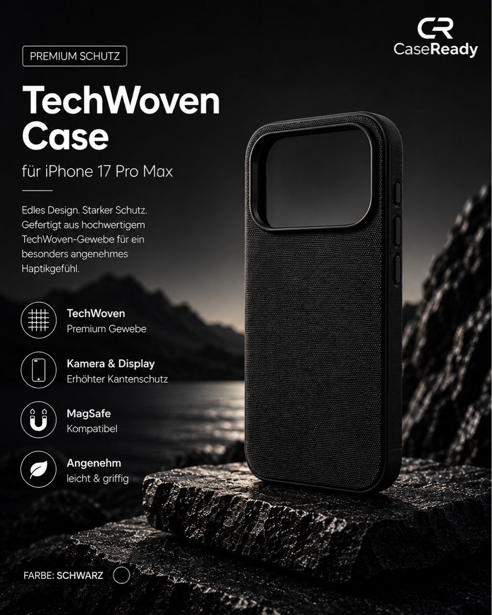 Coques & Protection écran: TechWoven Case iPhone 17 Pro Max – Neuf avec emballage d'origine à Basel par CaseReady