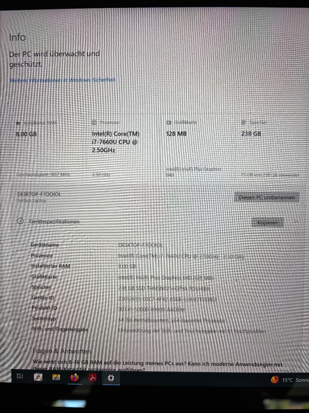 Microsoft Notebook: Microsoft Surface Laptop Go - Top Zustand - Sofort – Usato da Weissbad venduto da FlickflauderY 7