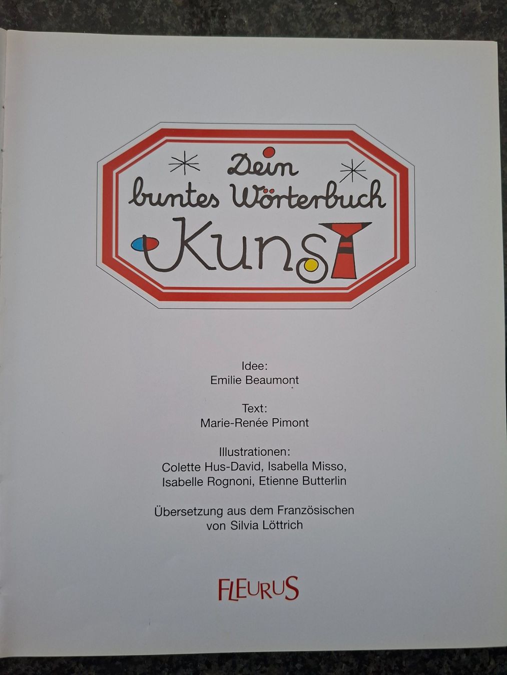 Livres: Buch "Dein buntes Wörterbuch - Kunst" – D'occasion à Boniswil par Totomat-Lady2 4