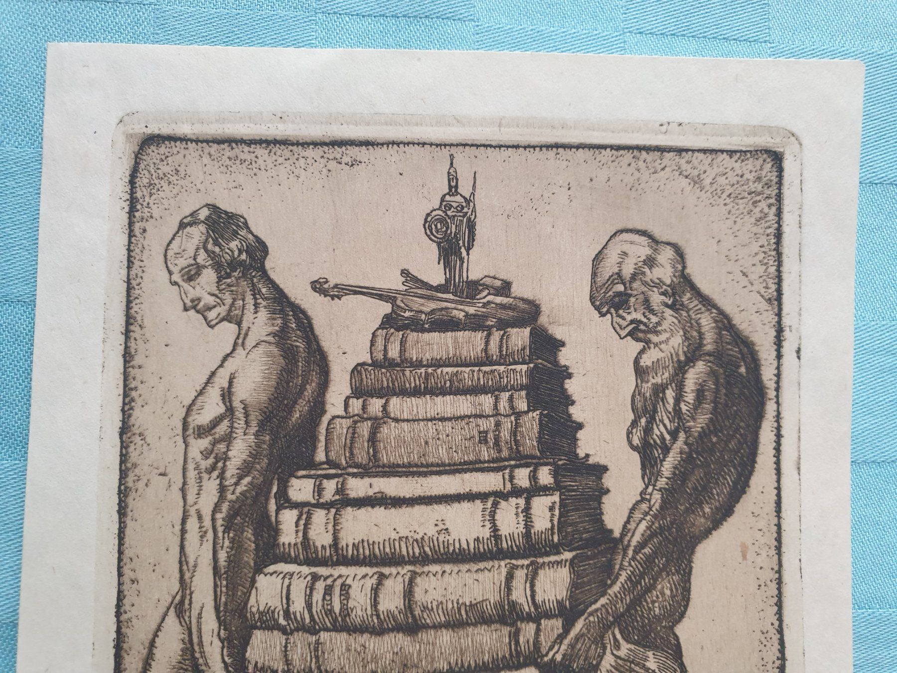 Tableaux: EX LiBRiS ROBERT HESS signiert F. GiLSi – D'occasion à Mörschwil par spirspi 1