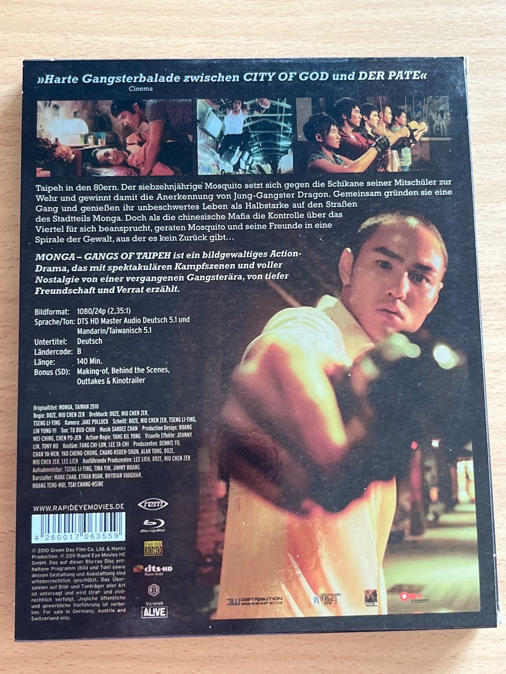 Alle DVDs: Blu-Ray - Monga - Gangs of Taipeh – Gebraucht aus Luzern von Jiggy_8898 1