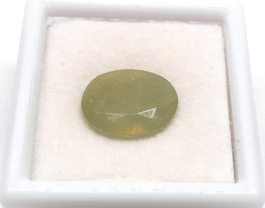 Pietre preziose: Saphir vert LGF 5.42 ct - Valeur 90.- Fr – Nuovo (secondo la descrizione) da Grimisuat venduto da Valgem
