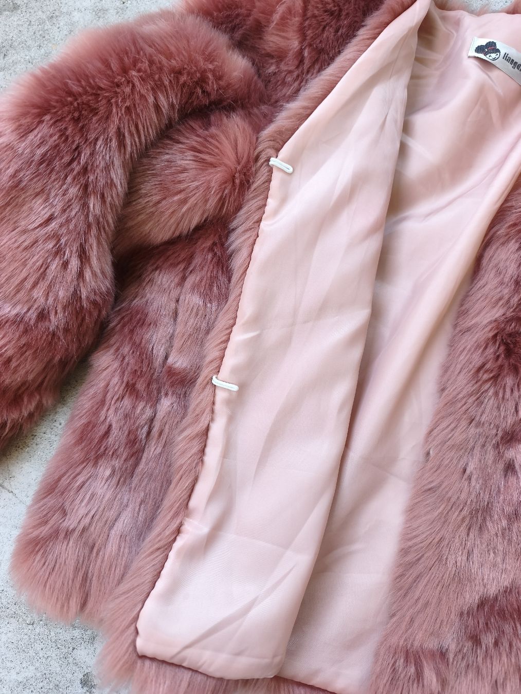 Jacken: Kunstfelljacke rosa – Gebraucht aus Schaan von Sarahvo13 3