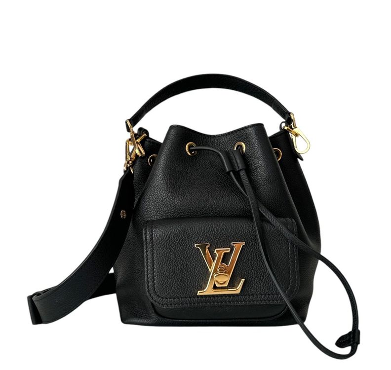 Lv Lockme Ever Louis Vuitton Kleine Schwarze Tasche Louis Vuitton