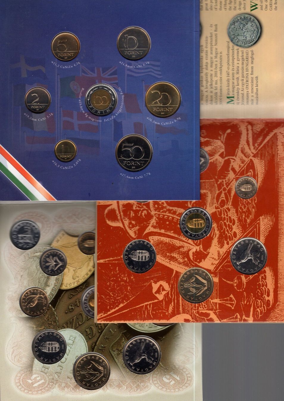 Alle Münzen: Ungarn coin set 3 stück UNC – Neu und originalverpackt aus Leibstadt von baroc333 1