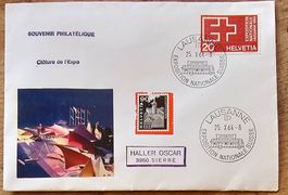 Lettre EXPO 64 - clôture de l'Expi