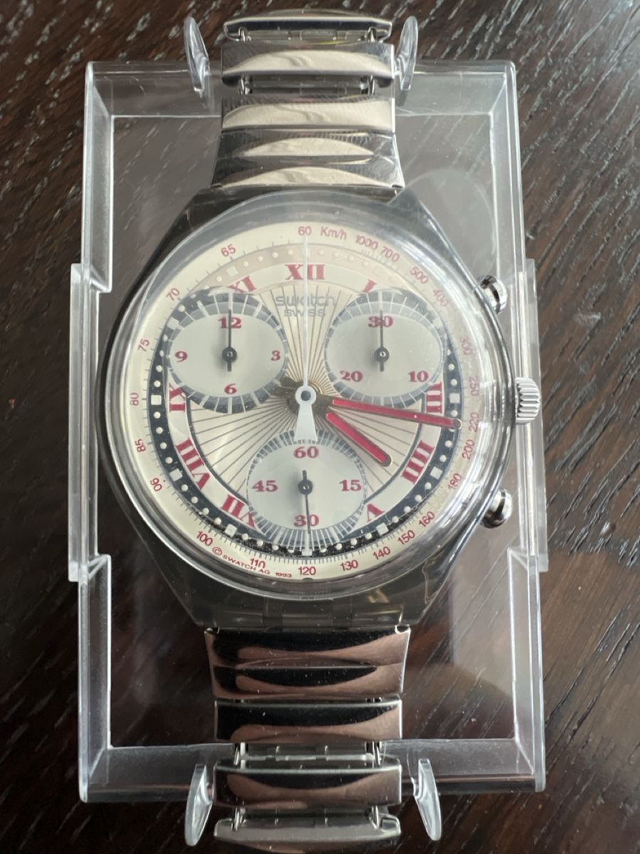 Swatch Orologi: Swatch Chrono (SCM106) Pleasure Dome – Nuovo e nell'imballaggio originale da Künten venduto da Spike17 1