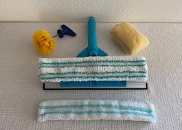 Betty Bossi Fleckenmaus & Abfluss-Bürste und Fensterwischer